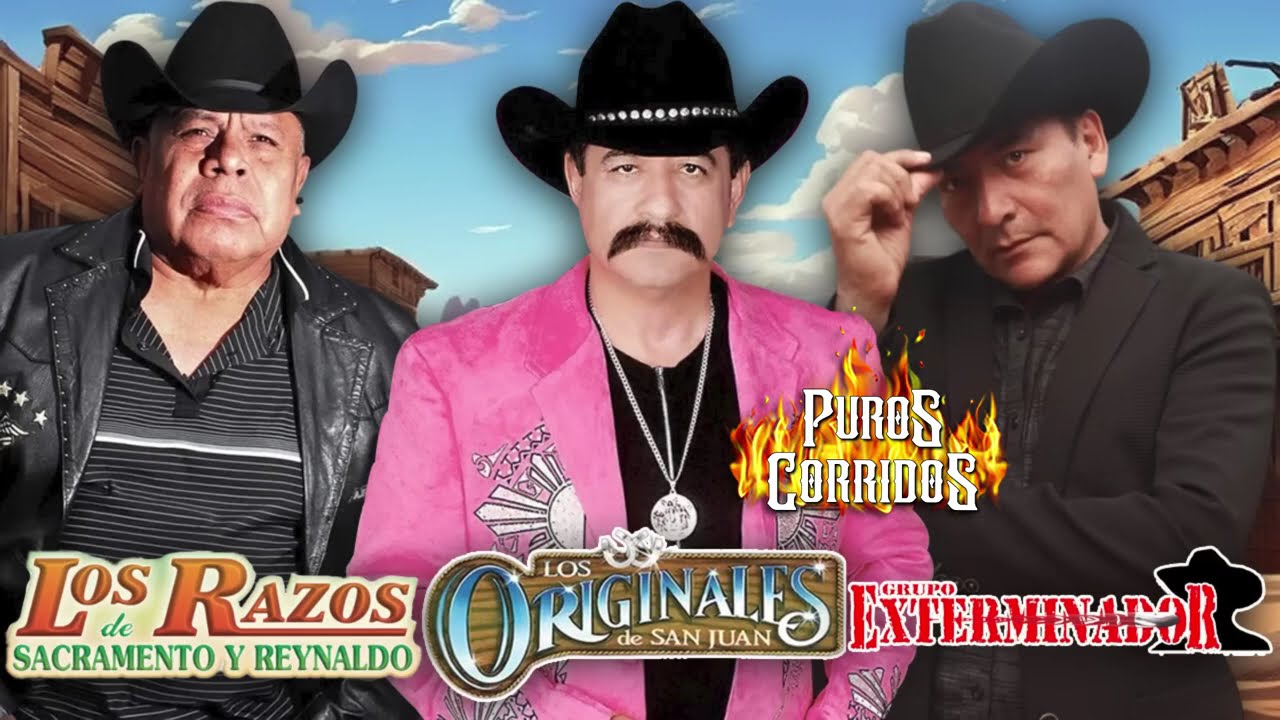 Los Razos, Los Originales de San Juan & Grupo Exterminador - Puros Corridos y Rancheras - 50 Éxitos