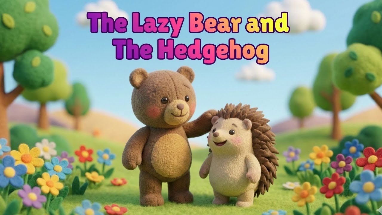 The Lazy Bear and the Hedgehog | Stories for  Smart Kids |  