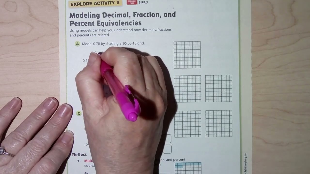 6th Grade Lesson 8 2 Percents, Fractions, & Decimals