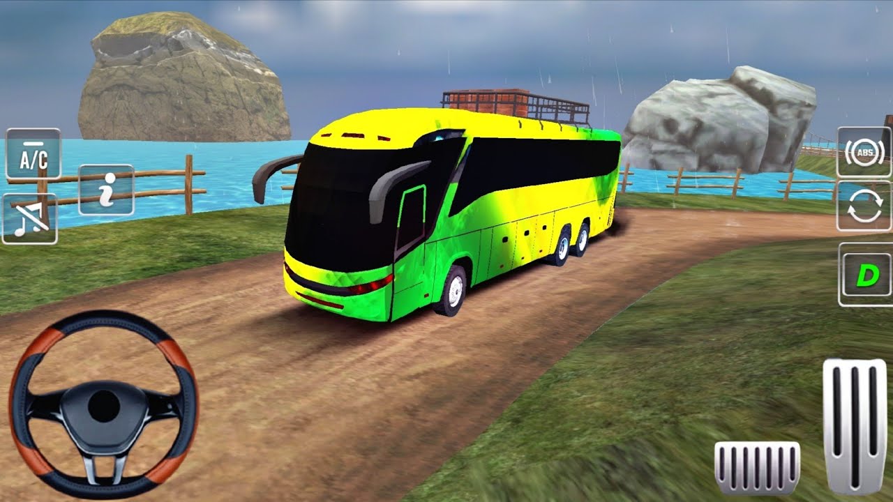 New Coach Bus Offroad Transport Game 2025 💥🚌 - Bus Games : City Bus Coach - Android GamePlay