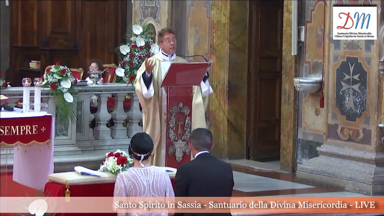 7 Luglio 2019 Matrimonio Cristiano e Nicoletta ore 1700 OMELIA