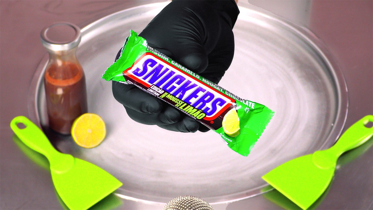 Snickers Lime Fusion - A Unique Taste Journey | ASMR Sensation: -30&deg;C