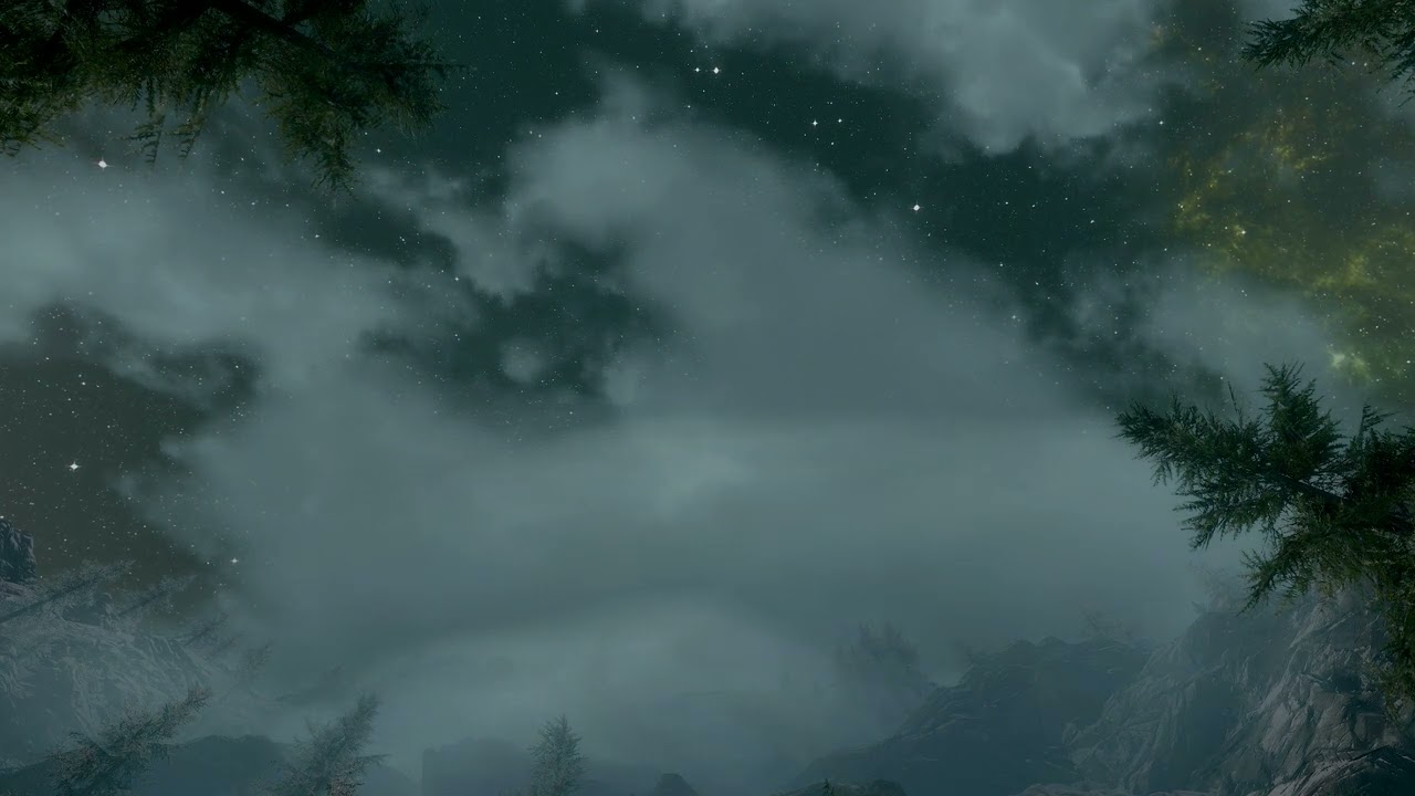 Skyrim 4K Ambience - Music and Sound effects - VHZ VIBES