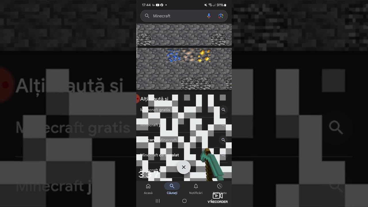 Playing fake troll Minecraft on Google/Google/Mobile