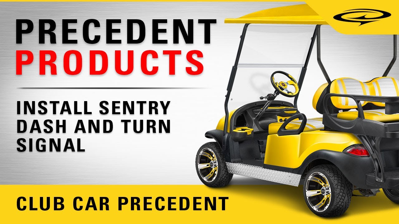 Club Car Precedent | DoubleTake Sentry Dash - Step 1 | Install Dash and Turn Signal