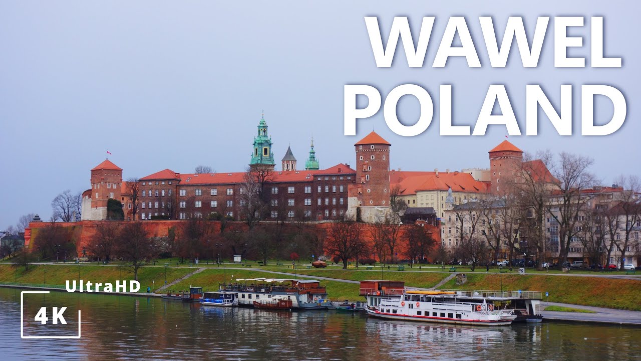 What to see in Wawel Castle? Exterior Full Tour | 4K Relaxing Walk with Music