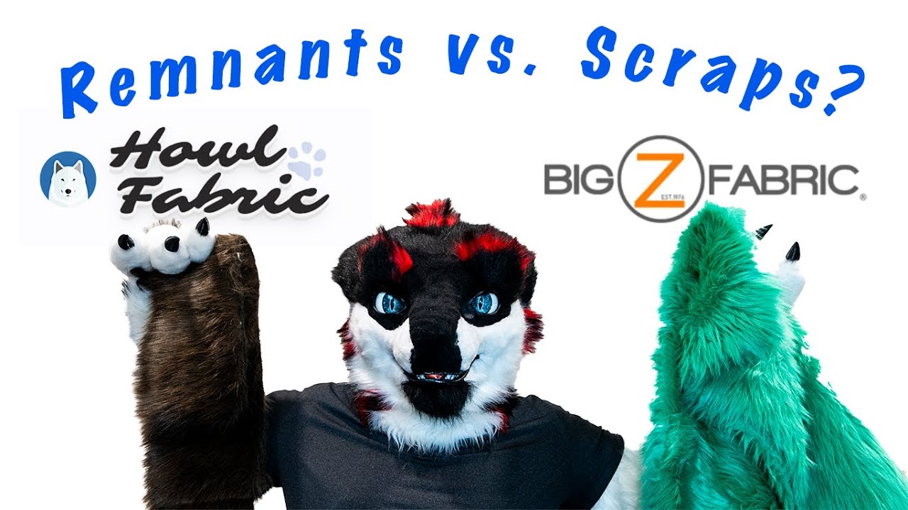 Howl vs Big Z: The Ultimate Scrap Faux Fur Fabric Showdown. Which did I choose?! #fursuitmaking