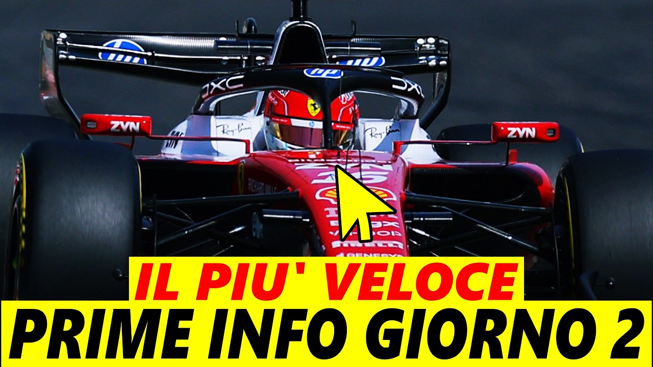 🔴LECLERC 1° e PRIMI AGGIORNAMENTI FERRARI, DISASTRO Red Bull e Mercedes! Test Bahrain GIORNO 2.