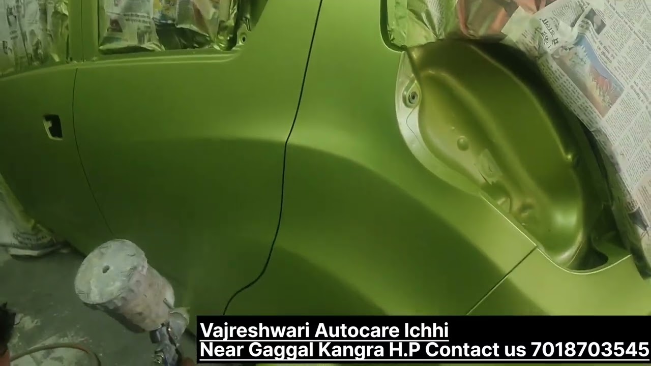 full Painting #Chevrolet Beat Cocktail Green with OEM Paint #vajreshwariautocare #kangra 7018703545