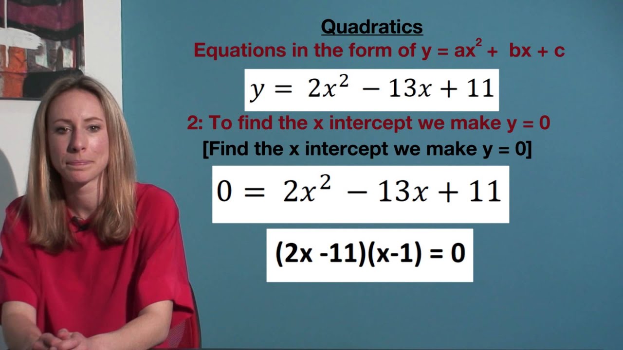 VCE Methods - Quadratics