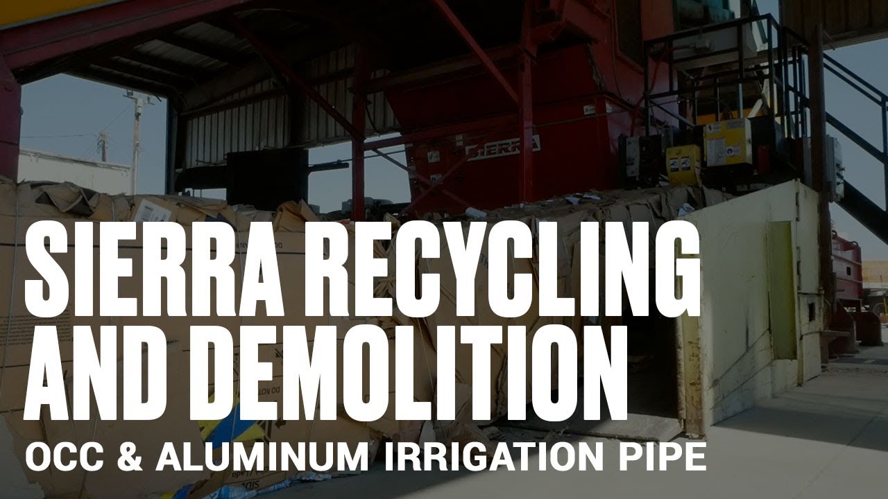 OCC & Aluminum Irrigation Pipe - Sierra R&D