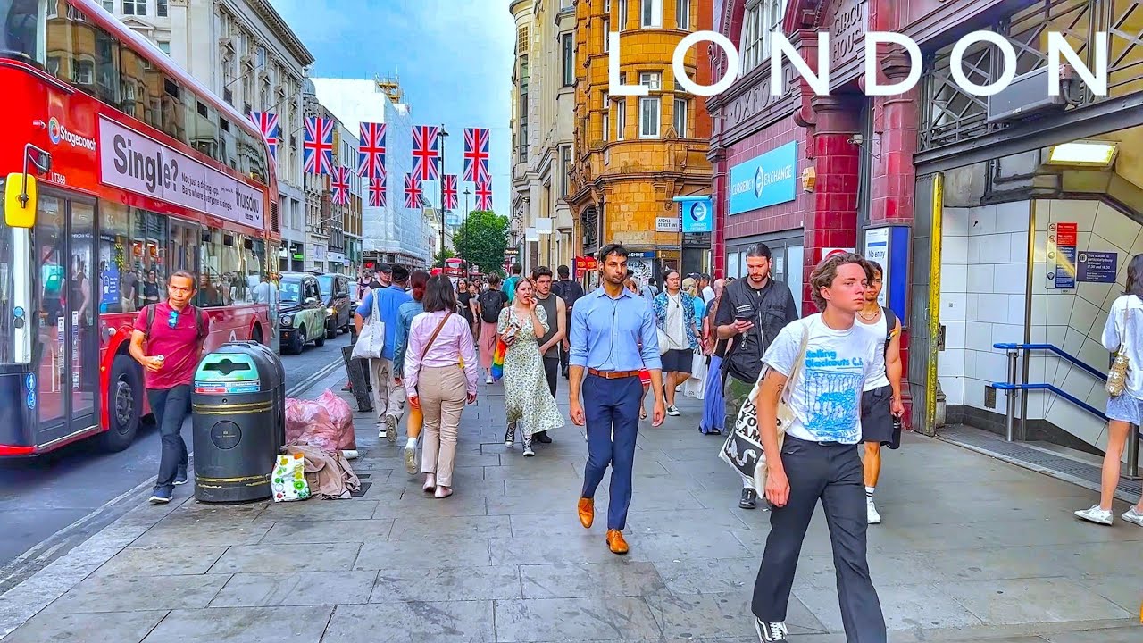 Central London Walking Tour | London City Walk | Walking London Mayfair to Oxford Street [4K HDR]