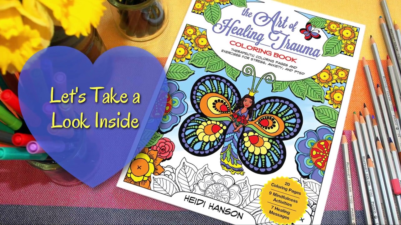 A Therapy Coloring Book for Anxiety and PTSD
