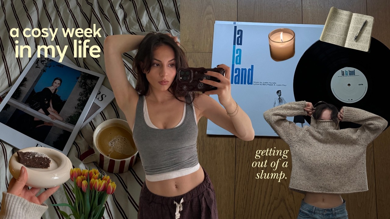 a cosy week in my life 🦢 get out a slump with me, self employed life in london, home renovations !!