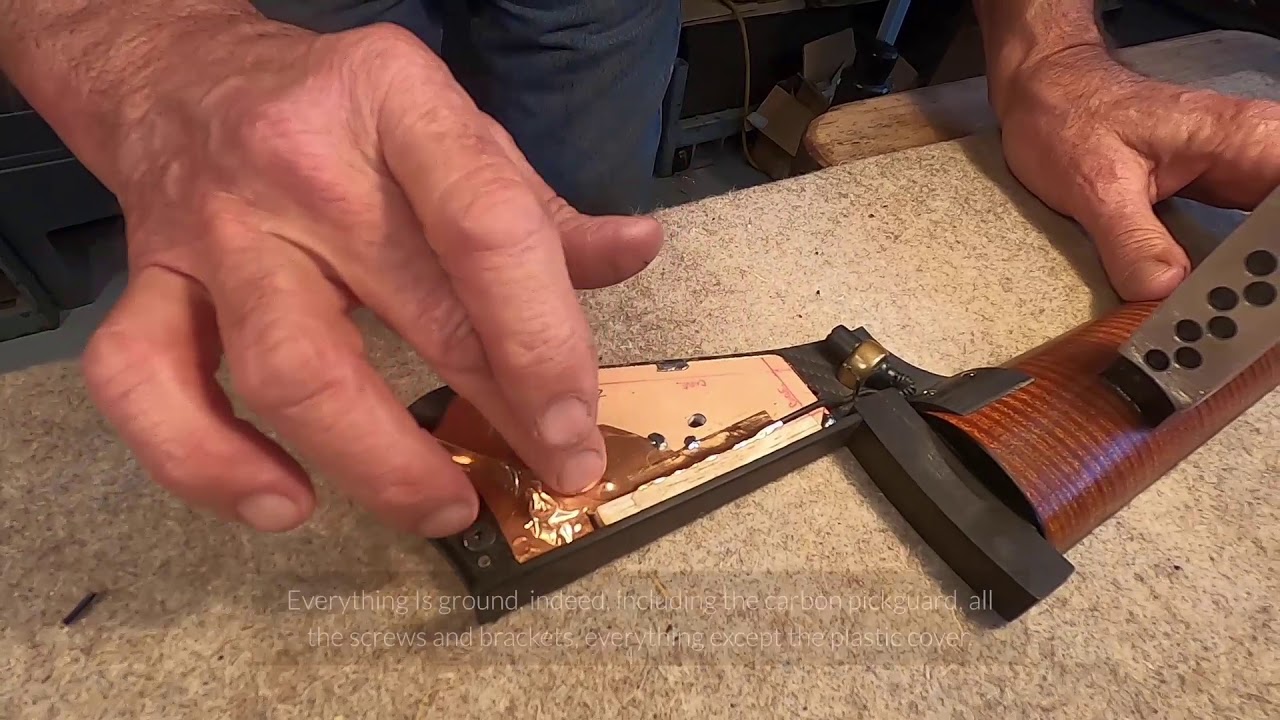 Ken Parker Archtoppery Making the Pickguard 9