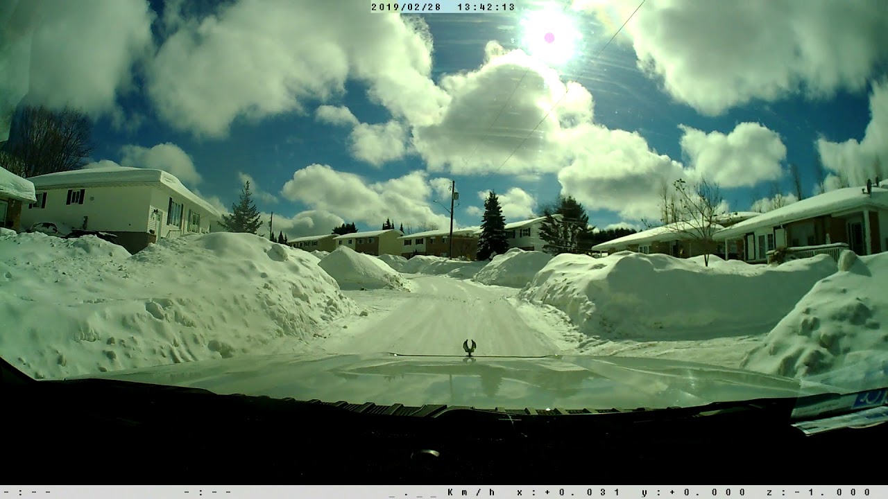 WINTER DRIVING ELLIOT LAKE FEB 28 2019
