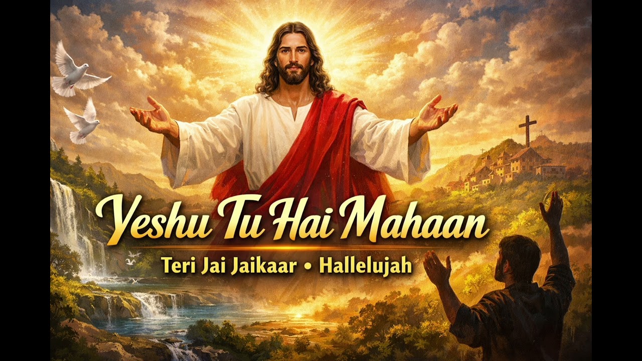 YESHU TU HAI MAHAAN 🙏 Teri Jai Jaikaar | Powerful Hindi Worship Song | Hallelujah