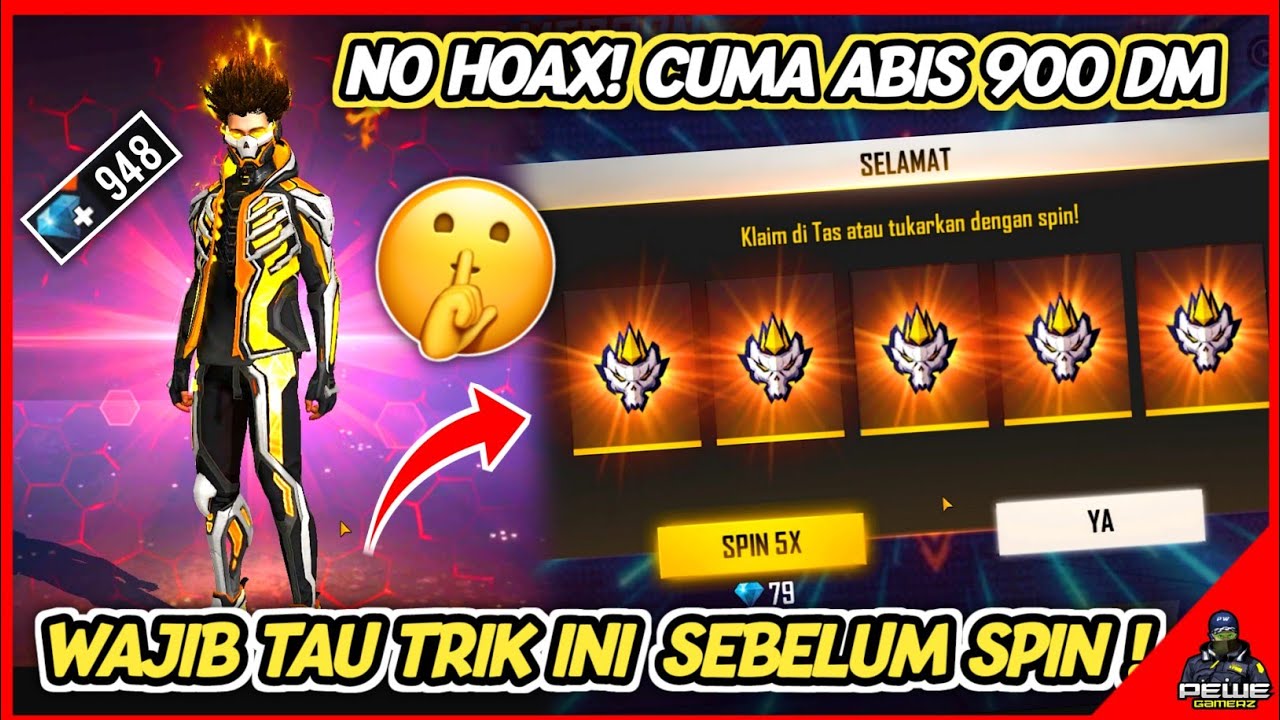 AUTO HOKI ! TRIK SPIN BUNDLE EVO BOOYAH TERBARU - EVO BUNDLE ALPHA FLAMEBORN FREEFIRE