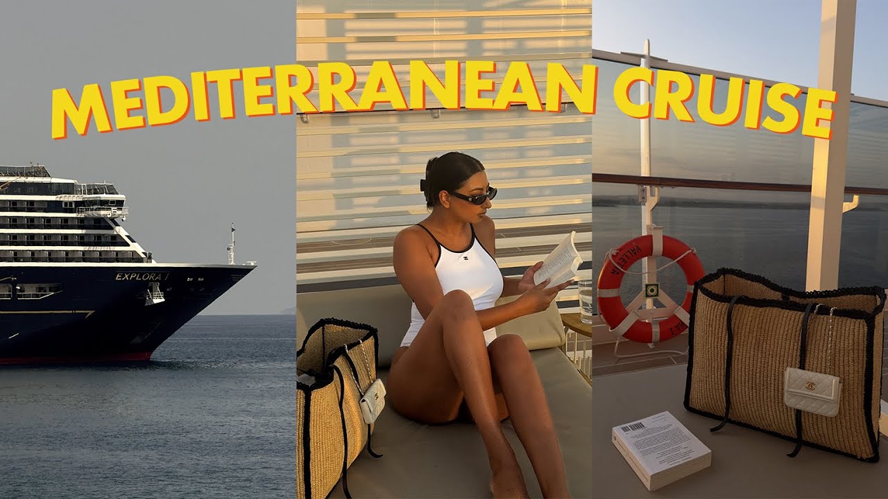 THE MOST LUXURIOUS MEDITERRANEAN CRUISE VLOG | shopping in Mykonos + visiting Skopelos 🇬🇷