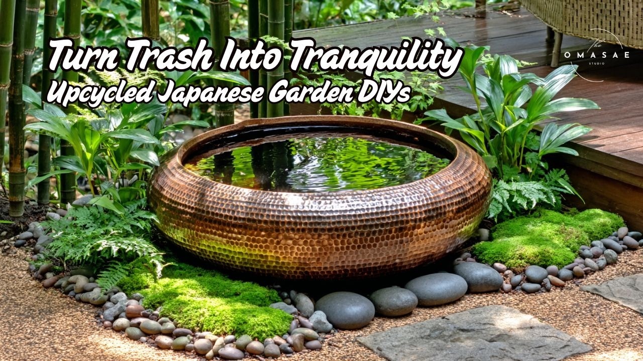 Turn Trash Into Tranquility: Upcycled Japanese Garden DIYs