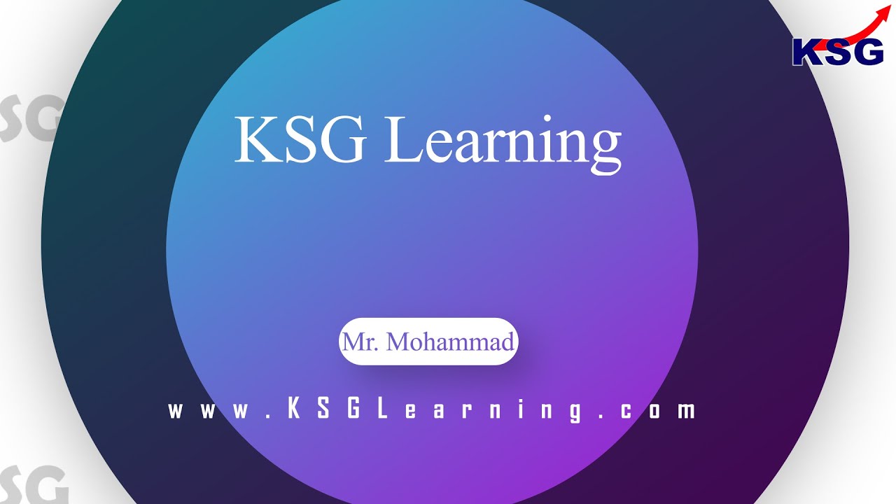 KSG Learning | Educational Videos for Kids | Meet Mr Mohammad, Educator KSG Learning