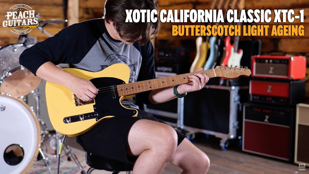 No Talking...Just Tones | Xotic California Classic XTC-1 - Butterscotch Blonde Light Ageing