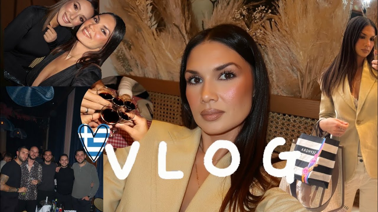 Weekly vlog | Egzozomi | Friends | Shopping | GRWM for the Greek Night out  