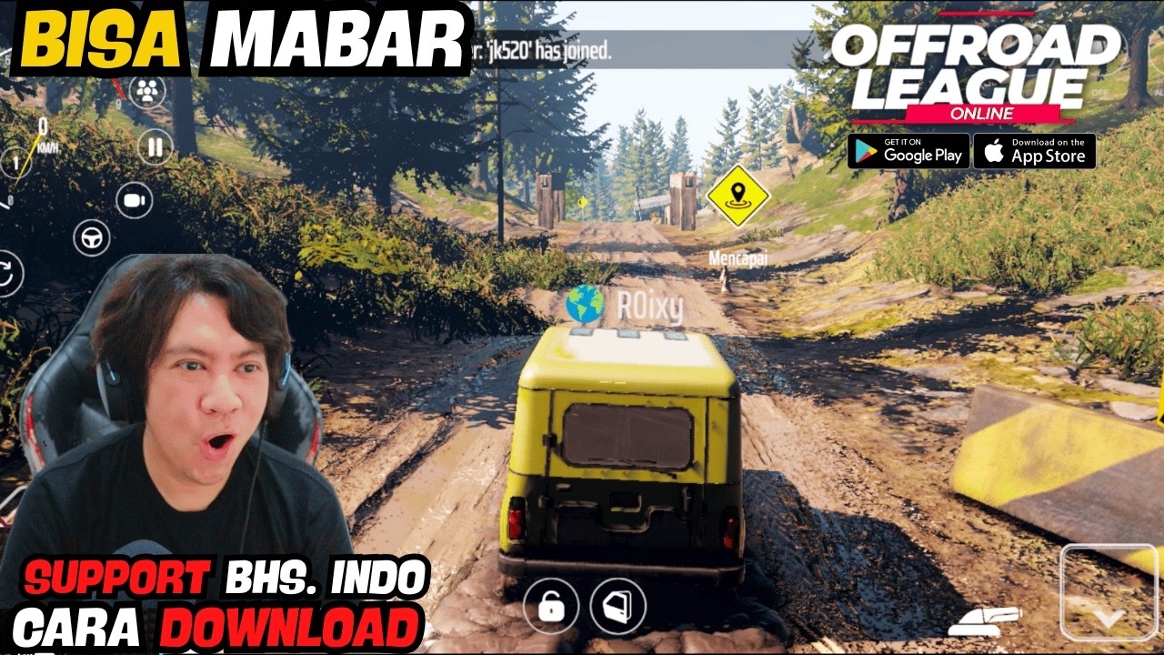 Mantap Bisa Mabar! Support Bhs. Indonesia, Open World, Grafik Bagus! Offroad League Online Ditusi