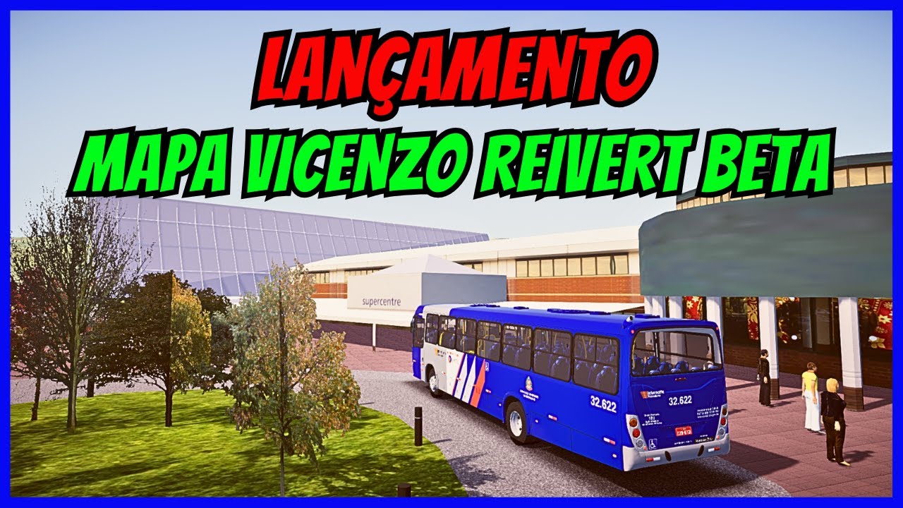 🔴Gameplay Novo Mod Mapa Vicenzo Reivert Beta | Linha 607 Circular | Proton Bus Simulator | Mods