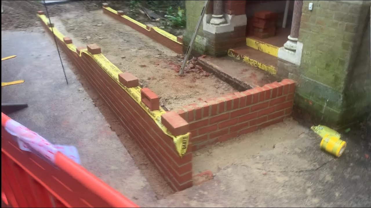 How to build a disabled access ramp | The skill of bricklaying