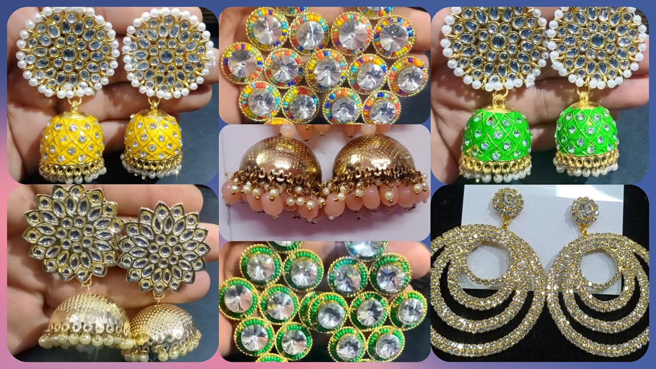 Online Earrings @Rs.17 | Earrings @wholesale Market |Earrings Manufacturer Shop In Delhi @SadarBazar