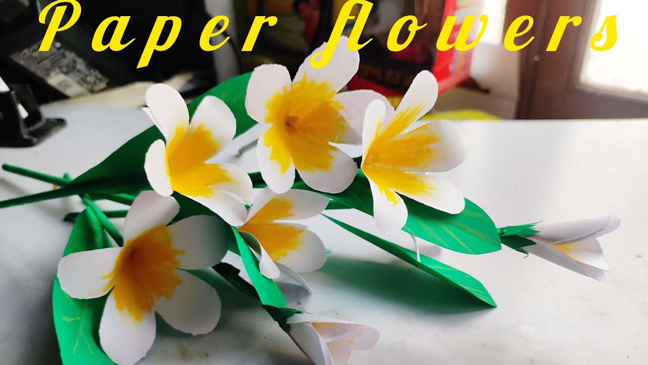 Make to easy paper flowers🌸🌺🌻🌹🌷🌼💐