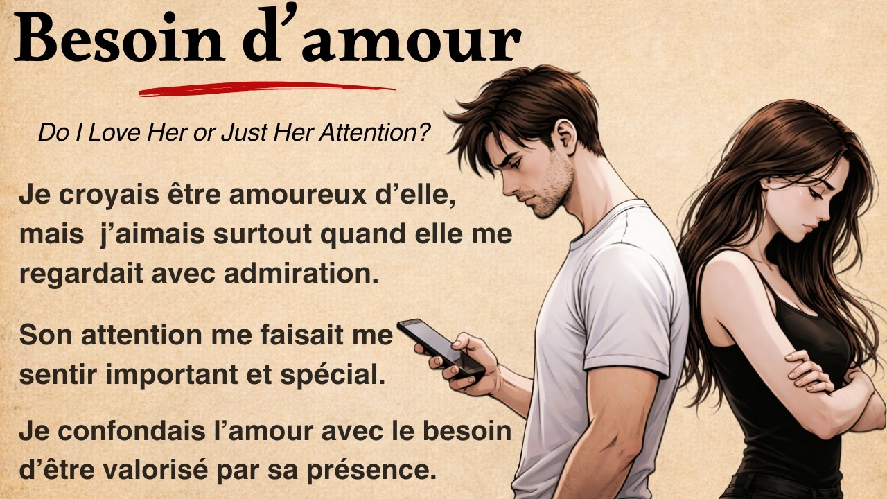 Understand French Naturally | Love or Attention | Improve Your French Fast with Story-Based Learning