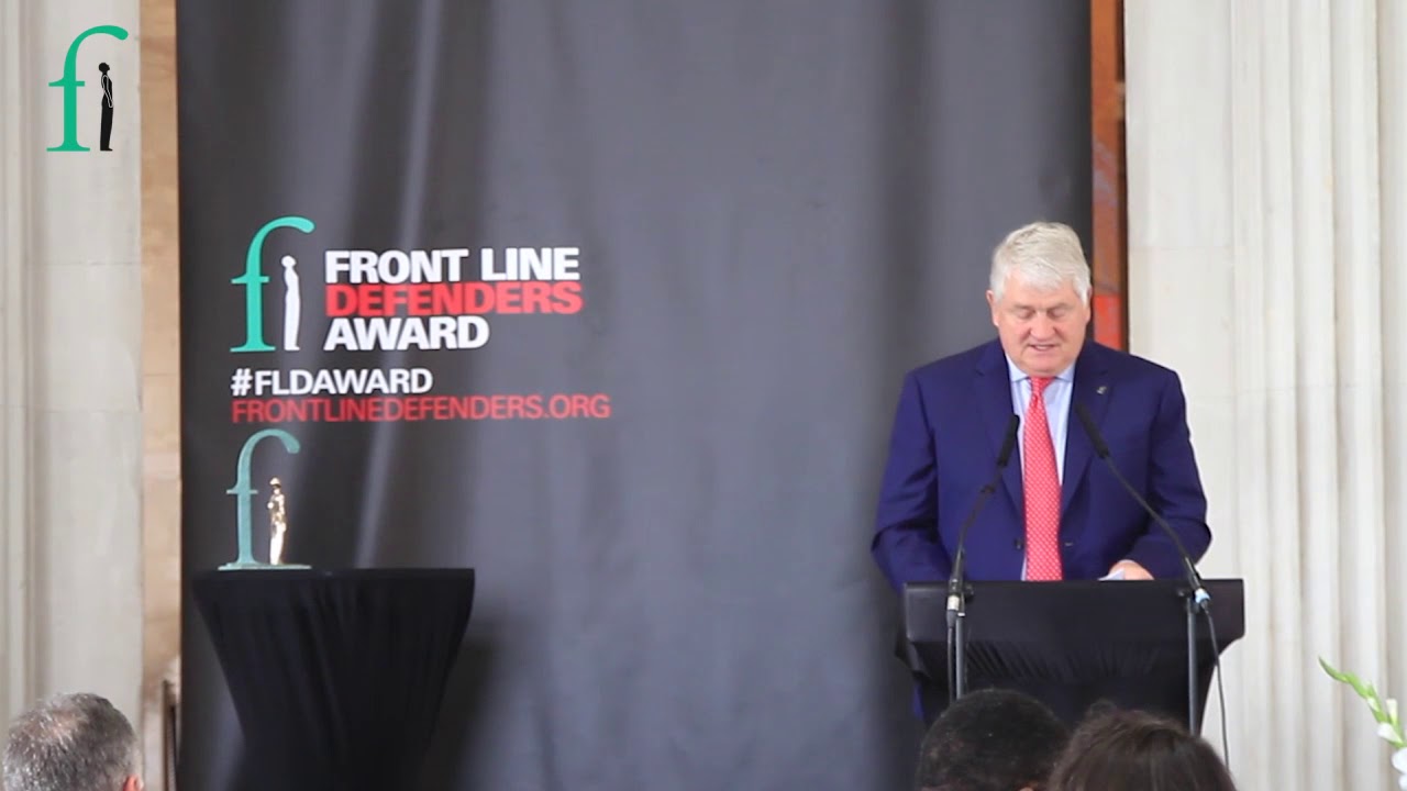 2018 Front Line Defenders Award Ceremony - Denis O'brien Welcome Speech