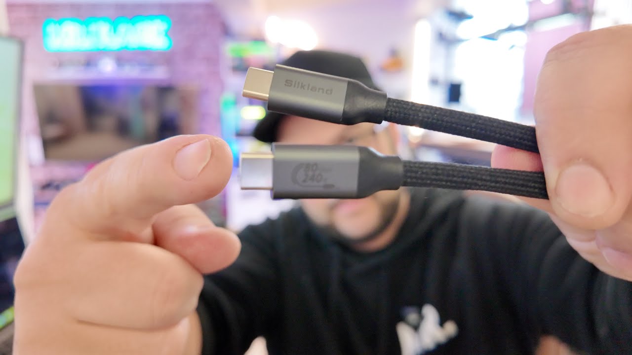 80Gbps Thunderbolt 5 Cable 5FT, up to 120Gbps Bandwidth for Dual 8K, 240W, Braided USB C