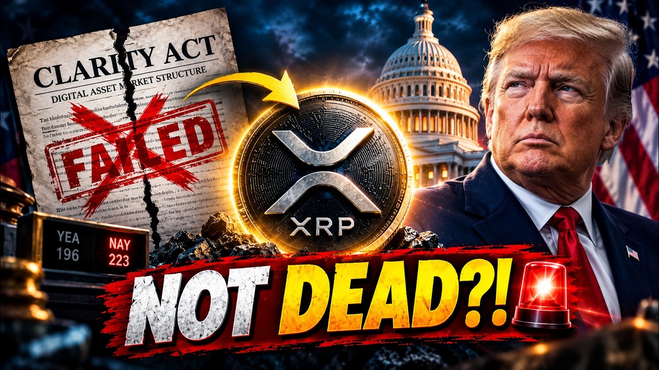 XRP NEWS TODAY: CLARITY Act Hit a Roadblock 🚨 But It's Not Over Yet