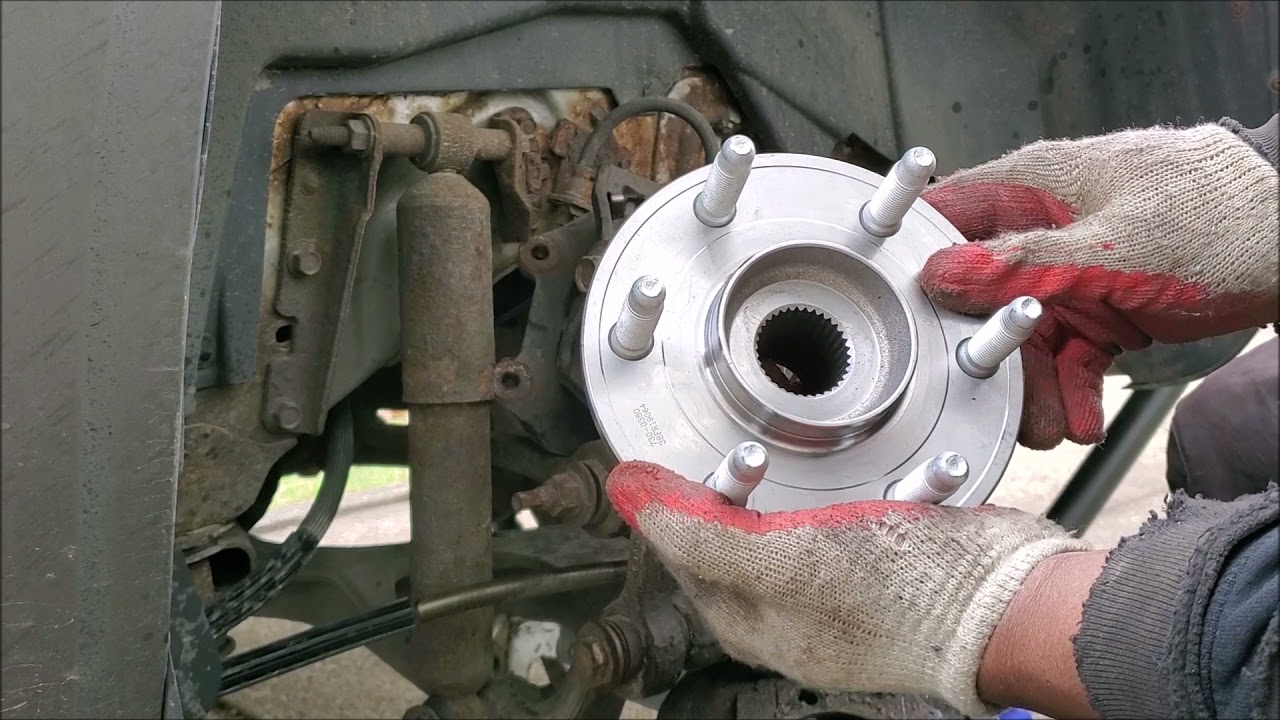 2008 Buick Enclave rear wheel hub bearing replacement