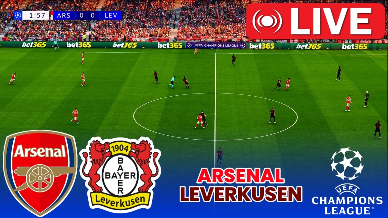 🔴LIVE : Arsenal vs Bayer Leverkusen | UEFA Champions League 2026 | Football Simulation | PES 21