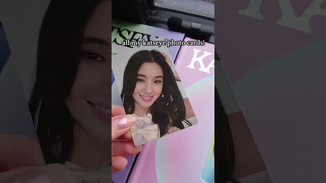 Got them all from albums #katseye #photocards #haul #unbox #kpop #sis #softisstrong #music #asmr #cu