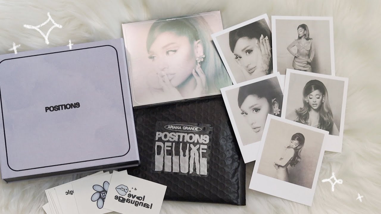 ariana grande - positions (deluxe cd boxset unboxing)