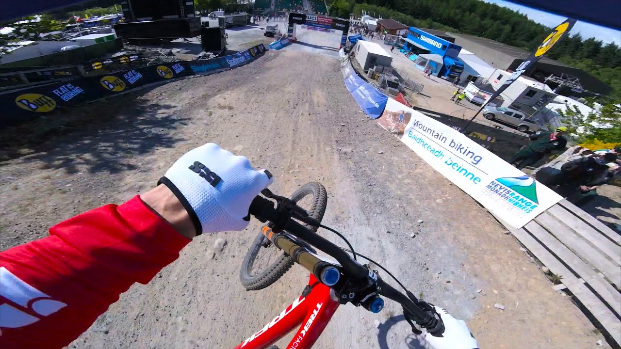 Gee Atherton GoPro from practice in Fort William