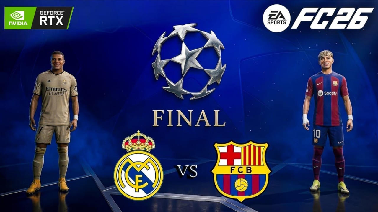 FC 26 - Real Madrid vs. Barcelona - UEFA Champions League Final | PC ™ RTX 3060 12 GB
