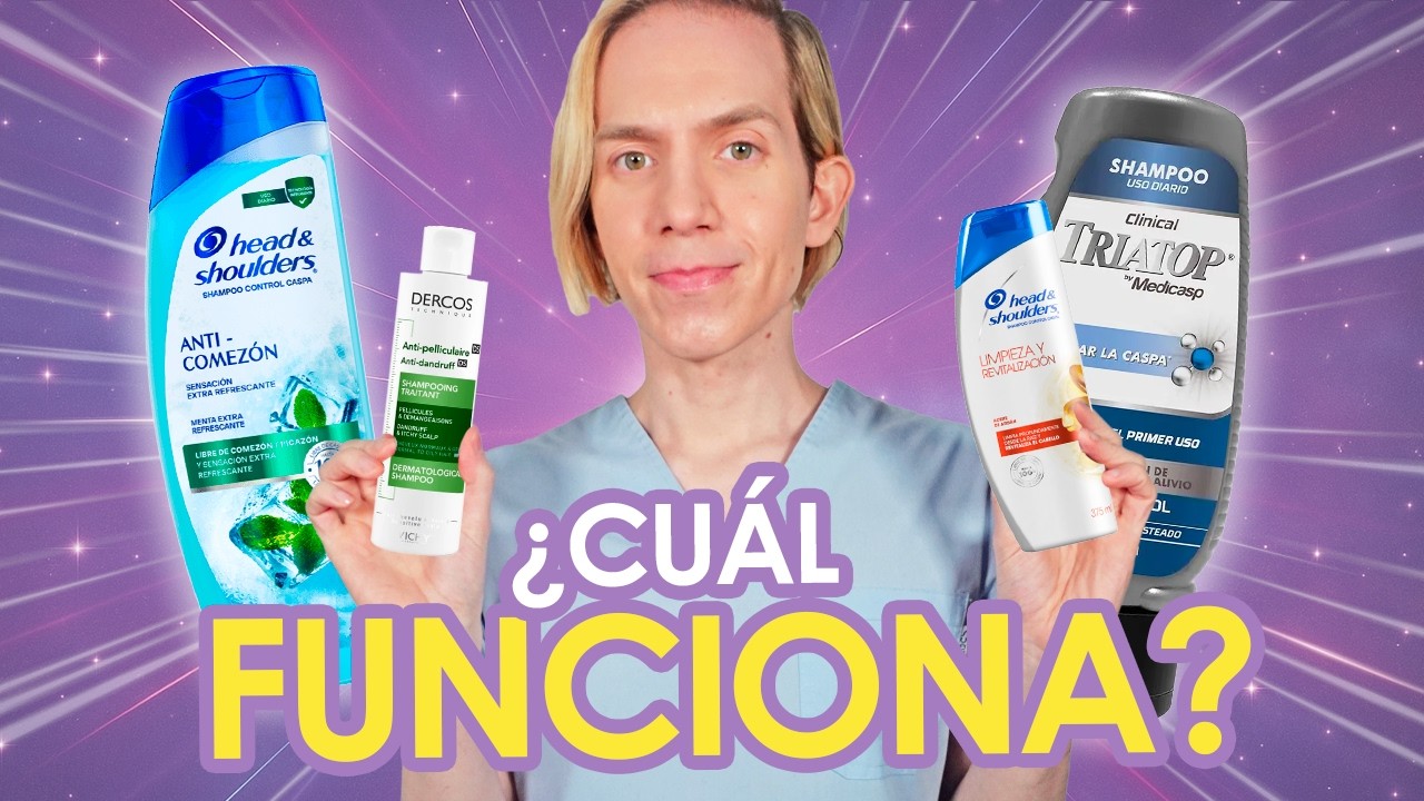 ¿CUÁL ES EL MEJOR SHAMPOO PARA LA CASPA? Todo lo que tienes que saber para RESOLVERLA