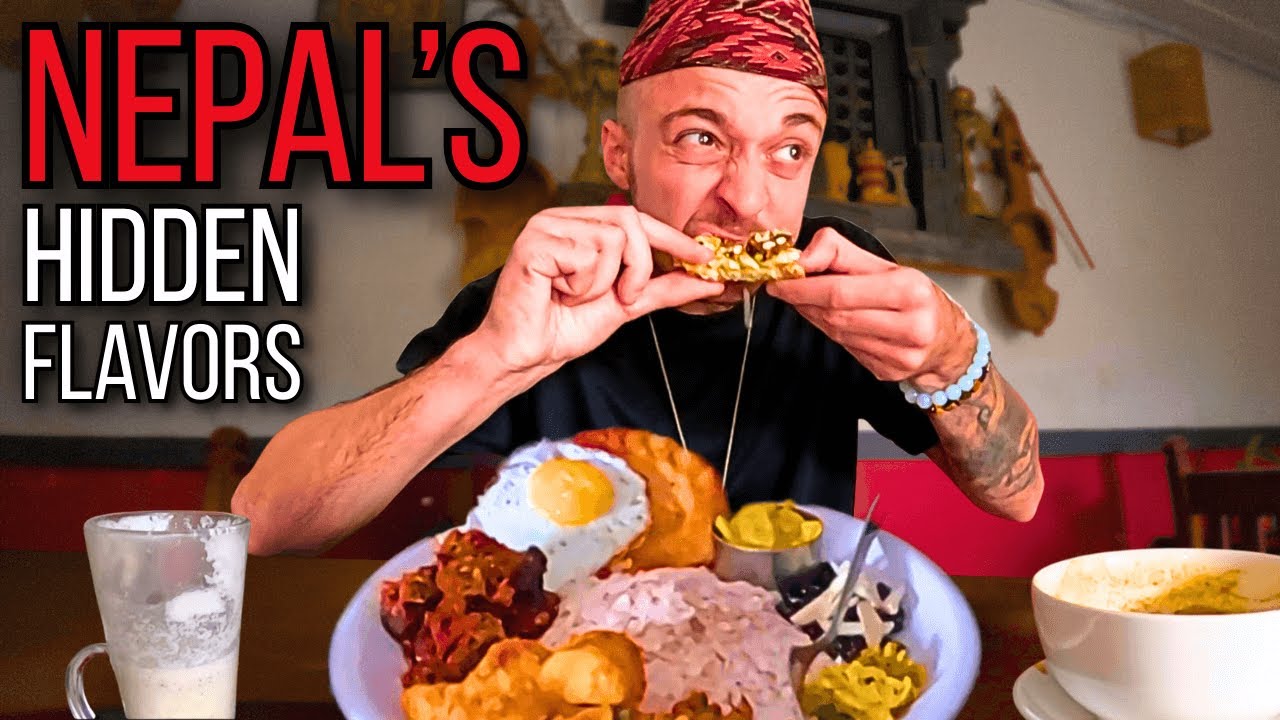 Trying Newari Thali in a Himalayan Village 🇳🇵