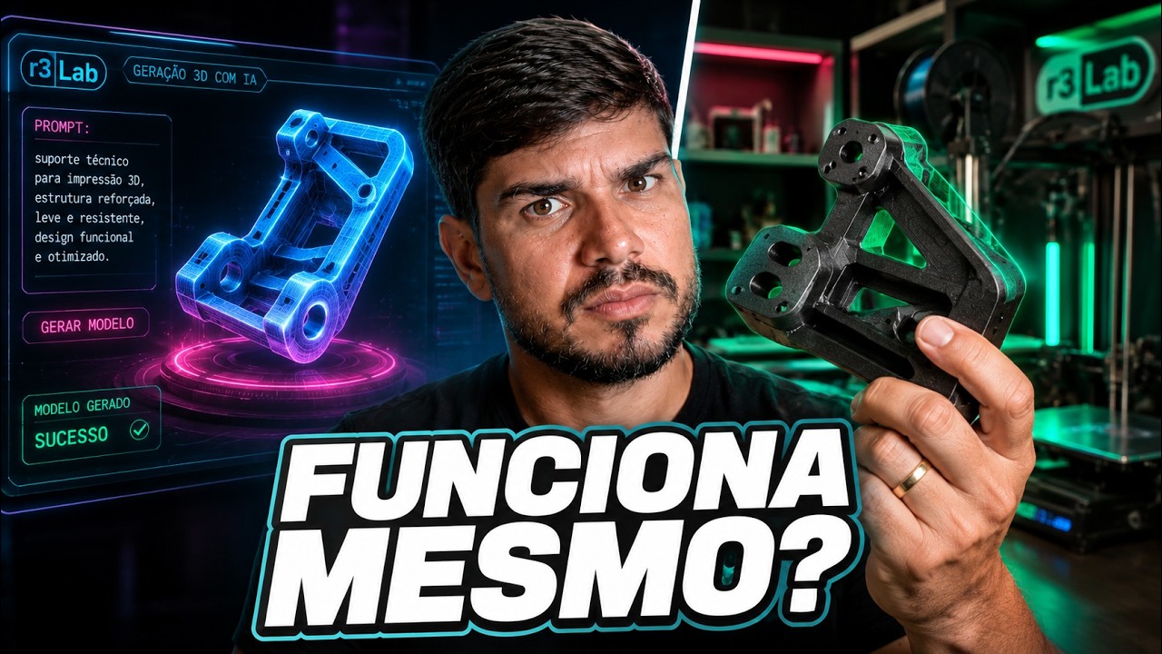 Testei as Principais IAs para Criar Modelos 3D e Isso &eacute; o Que Realmente Funciona