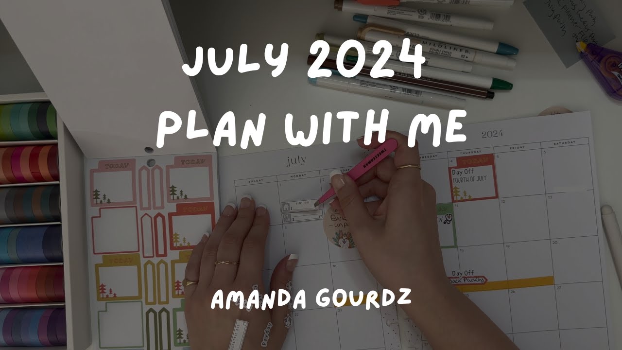 July 2024 Plan With Me | Setting Up a New Planner