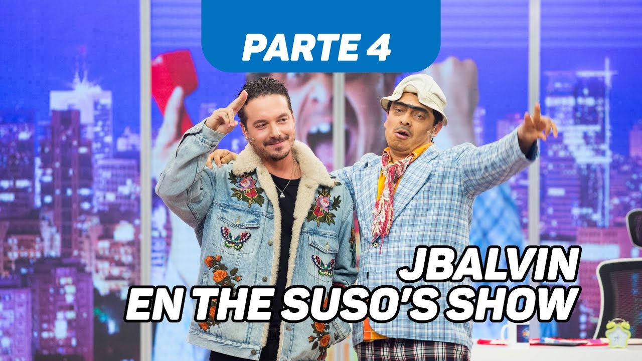 Suso le hace un homenaje a JBalvin - JBalvin en The Suso's Show - Caracol TV - Parte 4