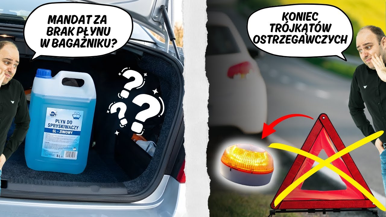 Czy można dostać mandat za brak płynu zimowego w bagażniku? Rozwiewamy wszelkie wątpliwości