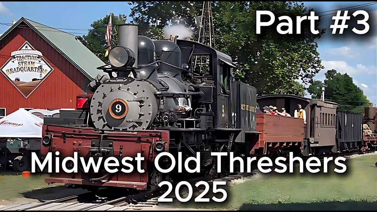 Midwest Central Railroad - Midwest Old Threshers 2025 Part (3/3)