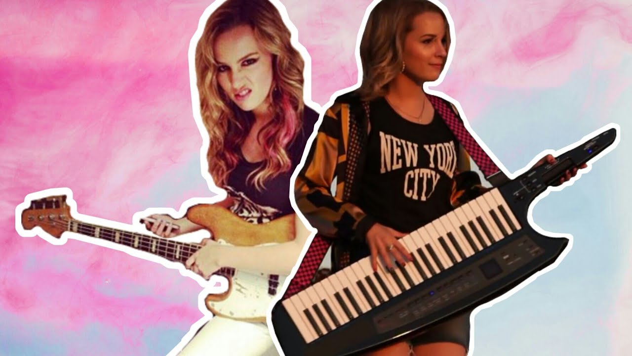 Bridgit Mendler playing instruments